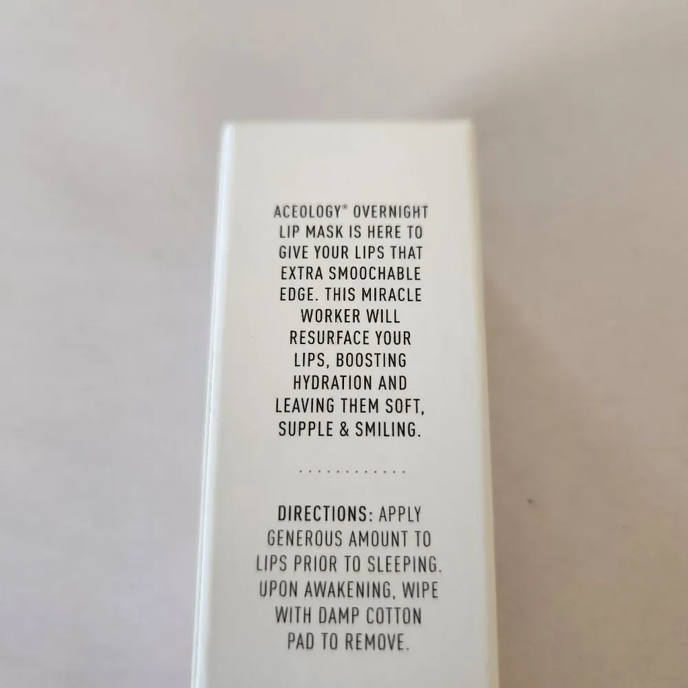 Aceology & Persona Lip Mask and Peptide Lip Balm Bundle NIB
